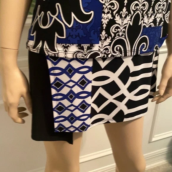 Joseph Ribkoff matt jersey dress with gorgeous print. A fabulous dress! - Picture 2 of 5